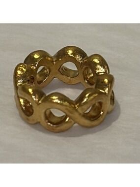 ENDLESS JEWELRY sterling silver gold plated infinity bead for bracelet 925